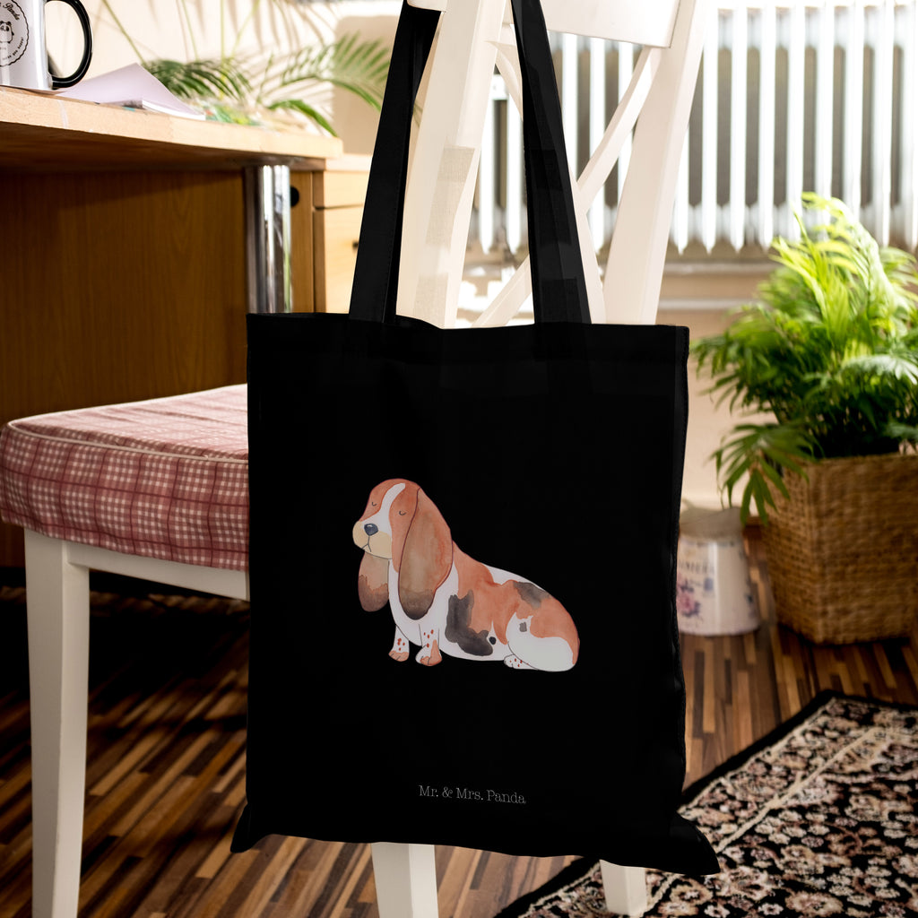 Tragetasche Hund Basset Hound Beuteltasche, Beutel, Einkaufstasche, Jutebeutel, Stoffbeutel, Hund, Hundemotiv, Haustier, Hunderasse, Tierliebhaber, Hundebesitzer, Sprüche, Basset Hound, Basset, Hundeliebe, kinderlos