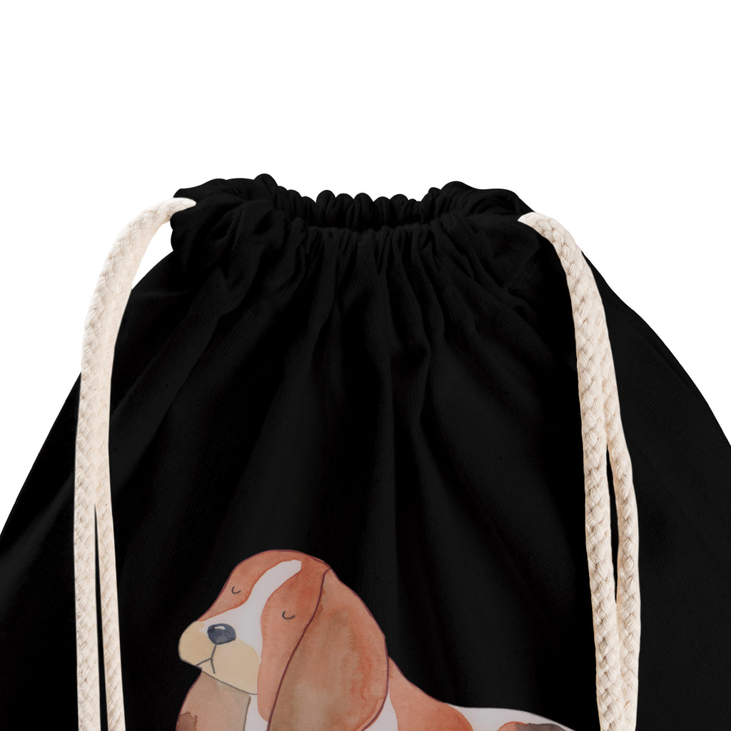 Sportbeutel Hund Basset Hound Turnbeutel, Beutel, Sporttasche, Tasche, Stoffbeutel, Hund, Hundemotiv, Haustier, Hunderasse, Tierliebhaber, Hundebesitzer, Sprüche, Basset Hound, Basset, Hundeliebe, kinderlos