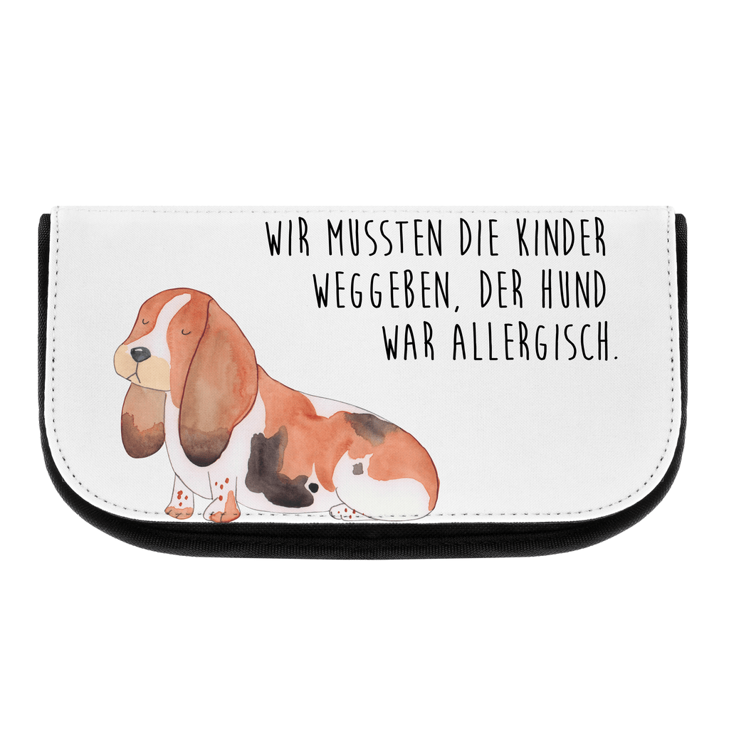 Kosmetiktasche Hund Basset Hound Kosmetikbeutel, Kulturtasche, Kulturbeutel, Schminktasche, Make-Up Tasche, Hund, Hundemotiv, Haustier, Hunderasse, Tierliebhaber, Hundebesitzer, Sprüche, Basset Hound, Basset, Hundeliebe, kinderlos