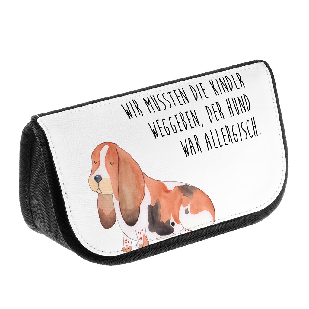 Kosmetiktasche Hund Basset Hound Kosmetikbeutel, Kulturtasche, Kulturbeutel, Schminktasche, Make-Up Tasche, Hund, Hundemotiv, Haustier, Hunderasse, Tierliebhaber, Hundebesitzer, Sprüche, Basset Hound, Basset, Hundeliebe, kinderlos