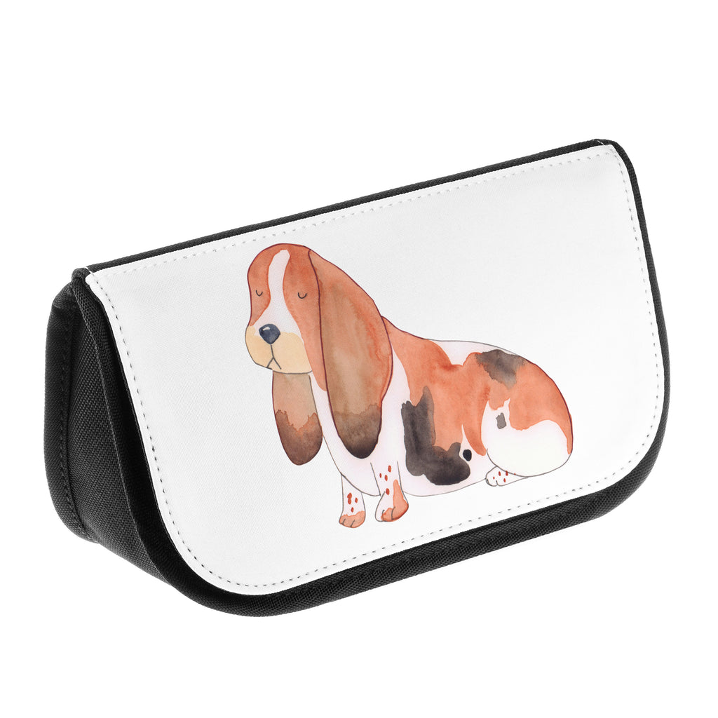 Kosmetiktasche Hund Basset Hound Kosmetikbeutel, Kulturtasche, Kulturbeutel, Schminktasche, Make-Up Tasche, Hund, Hundemotiv, Haustier, Hunderasse, Tierliebhaber, Hundebesitzer, Sprüche, Basset Hound, Basset, Hundeliebe, kinderlos