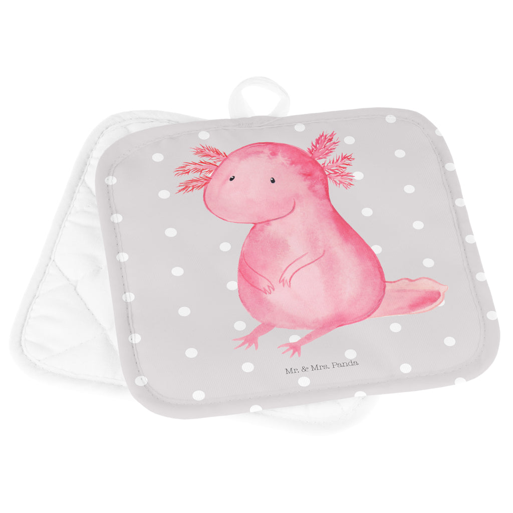 2er Set Topflappen  Axolotl Topflappen, Topfuntersetzer, Ofenhandschuh, Topflappen Set, Topflappen lustig, Topflappen mit Spruch, Axolotl, Molch, Axolot, vergnügt, fröhlich, zufrieden, Lebensstil, Weisheit, Lebensweisheit, Liebe, Freundin