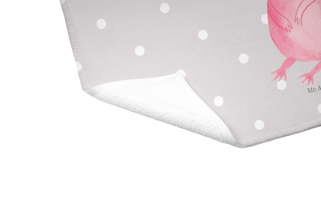 Gäste Handtuch Axolotl Gästetuch, Reisehandtuch, Sport Handtuch, Frottier, Kinder Handtuch, Axolotl, Molch, Axolot, vergnügt, fröhlich, zufrieden, Lebensstil, Weisheit, Lebensweisheit, Liebe, Freundin