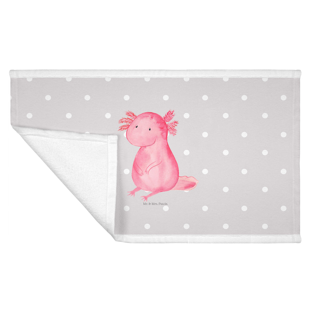 50 x 100 Handtuch Axolotl Handtuch, Badehandtuch, Badezimmer, Handtücher, groß, Kinder, Baby, Axolotl, Molch, Axolot, vergnügt, fröhlich, zufrieden, Lebensstil, Weisheit, Lebensweisheit, Liebe, Freundin