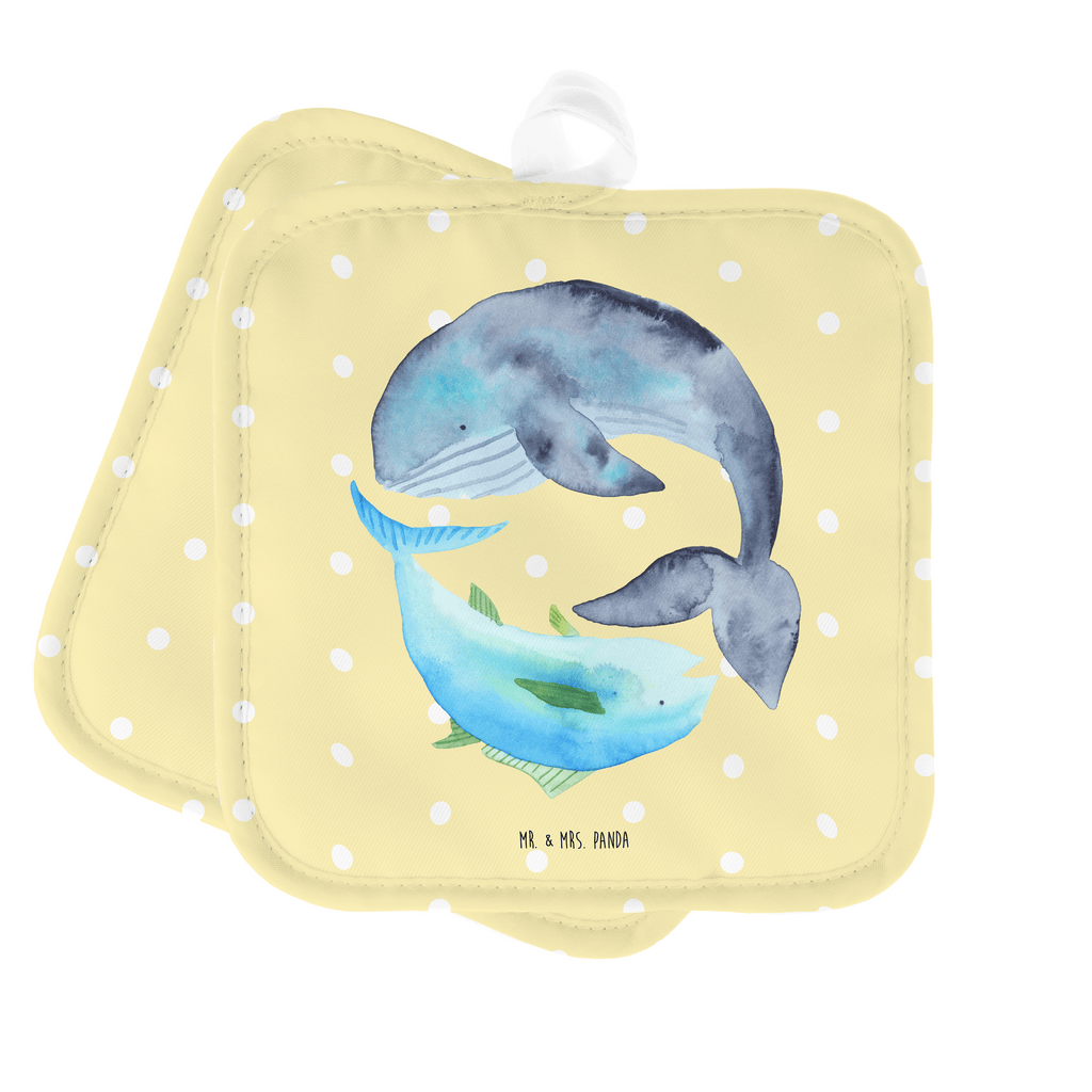 2er Set Topflappen  Walfisch & Thunfisch Topflappen, Topfuntersetzer, Ofenhandschuh, Topflappen Set, Topflappen lustig, Topflappen mit Spruch, Tiermotive, Gute Laune, lustige Sprüche, Tiere, Wal, Wahl, Tunfisch, Wortwitz lustig, Spruch lustig, Flachwitz, Witz, Spruch des Tages, Flachwitz Geschenk
