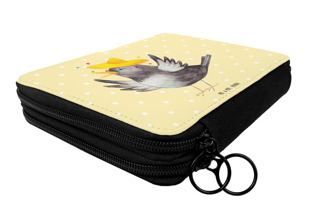 Federmappe Rabe mit Sombrero Federmappe, Stiftetasche, Stifte Etui, Schule, Einschulung, Geschenk, Kind, Schüler, Schülerin, Stifterolle, Federmäppchen, Motiv, Grundschule, Federmäppchen bedruckt, Büro Stifte Etui, Bestückte Federmappe, Kinder Federmappe, Federmappe Einschulung, Tiermotive, Gute Laune, lustige Sprüche, Tiere, Rabe, Vogel, Vögel, Spruch positiv, fröhlich sein, glücklich sein, Glück Spruch, froh, Elster, Motivation