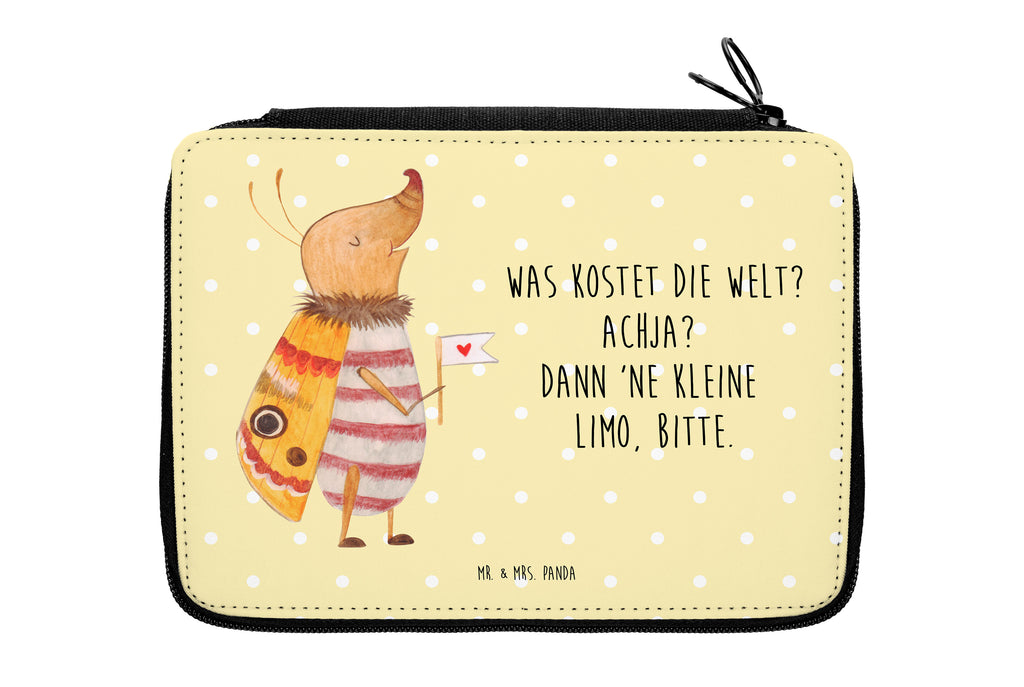 Federmappe Nachtfalter mit Fähnchen Federmappe, Stiftetasche, Stifte Etui, Schule, Einschulung, Geschenk, Kind, Schüler, Schülerin, Stifterolle, Federmäppchen, Motiv, Grundschule, Federmäppchen bedruckt, Büro Stifte Etui, Bestückte Federmappe, Kinder Federmappe, Federmappe Einschulung, Tiermotive, Gute Laune, lustige Sprüche, Tiere, Nachtfalter, Käfer, Spruch lustig, Spruch witzig, süß, niedlich, Küche Deko, Was kostet die Welt