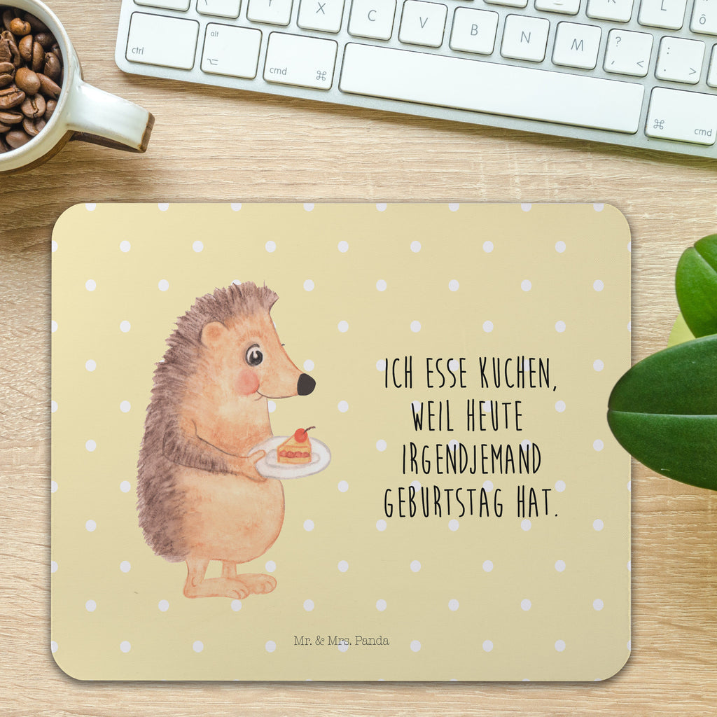 Mauspad Igel mit Kuchenstück Mousepad, Computer zubehör, Büroausstattung, PC Zubehör, Arbeitszimmer, Mauspad, Einzigartiges Mauspad, Designer Mauspad, Tiermotive, Gute Laune, lustige Sprüche, Tiere, Igel, Essen Spruch, Kuchen, Backen Geschenk, Kuchen backen, Einladung Party, Geburtstagskuchen, Torte