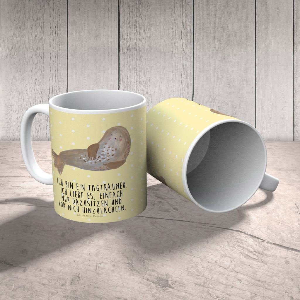 Kindertasse Robbe lachend Kunststoff Tasse, Kindergarten, Tasse, Trinkbecher, Camping Becher, Kaffeetasse, Kunststoffbecher, Kindergartenbecher, Outdoorgeschirr, Kunststoffgeschirr, Reisebecher, Reisetasse, Kinderbecher, Tiermotive, Gute Laune, lustige Sprüche, Tiere, Robbe, Robben, Seehund, Strand, Meerestier, Ostsee, Nordsee