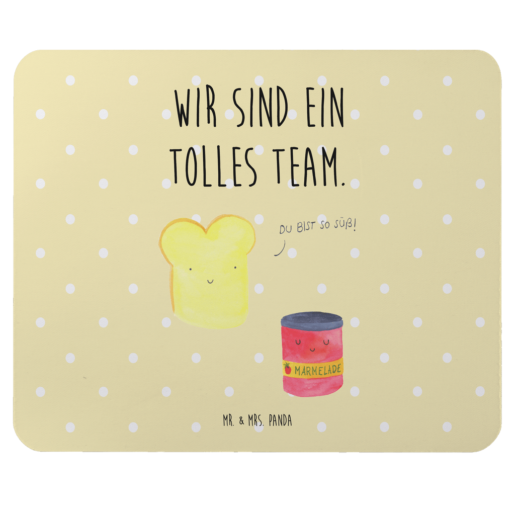 Mauspad Toast & Marmelade Mousepad, Computer zubehör, Büroausstattung, PC Zubehör, Arbeitszimmer, Mauspad, Einzigartiges Mauspad, Designer Mauspad, Tiermotive, Gute Laune, lustige Sprüche, Tiere, Toast, Marmelade, Dreamteam, süße Postkarte, süß, Küche Deko, Küche Spruch, Frühstück Einladung, Brot, Toastbrot