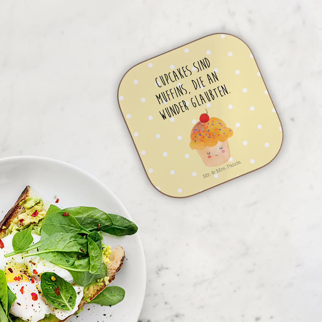 Quadratische Untersetzer Cupcake Bierdeckel, Glasuntersetzer, Untersetzer Gläser, Getränkeuntersetzer, Tiermotive, Gute Laune, lustige Sprüche, Tiere, Cupcakes, Muffin, Wunder, Küche Deko, Küche Spruch, Backen Geschenk, Geschenk Koch, Motivation Sprüche
