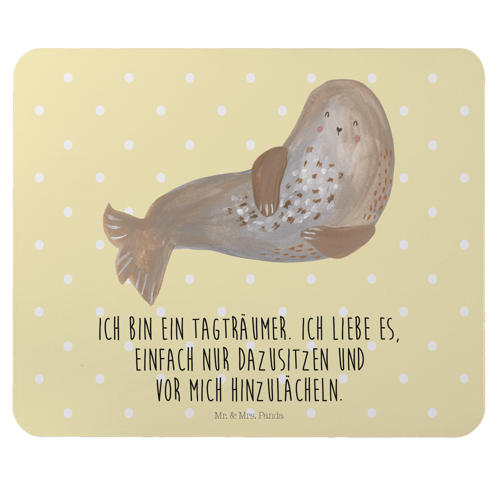 Mauspad Robbe lachend Mousepad, Computer zubehör, Büroausstattung, PC Zubehör, Arbeitszimmer, Mauspad, Einzigartiges Mauspad, Designer Mauspad, Tiermotive, Gute Laune, lustige Sprüche, Tiere, Robbe, Robben, Seehund, Strand, Meerestier, Ostsee, Nordsee
