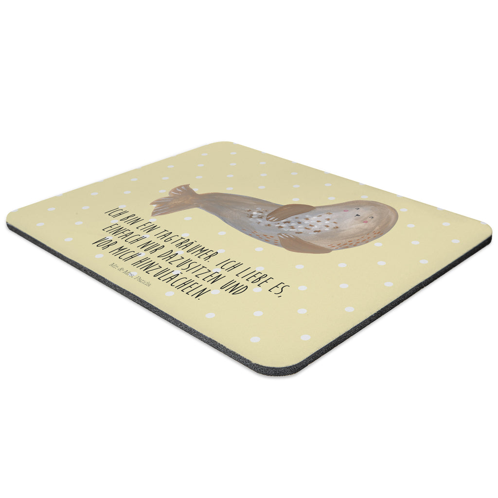 Mauspad Robbe lachend Mousepad, Computer zubehör, Büroausstattung, PC Zubehör, Arbeitszimmer, Mauspad, Einzigartiges Mauspad, Designer Mauspad, Tiermotive, Gute Laune, lustige Sprüche, Tiere, Robbe, Robben, Seehund, Strand, Meerestier, Ostsee, Nordsee