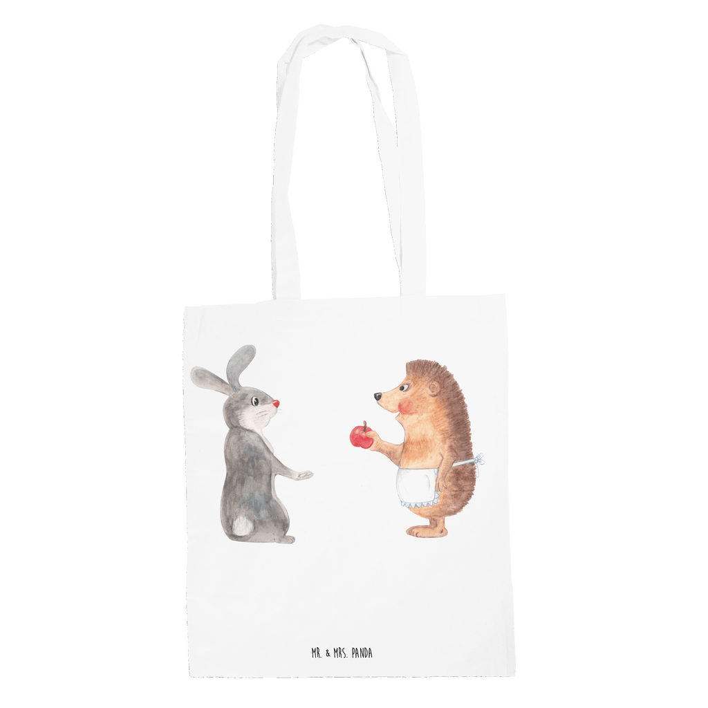 Tragetasche Liebe ist nie ohne Schmerz Beuteltasche, Beutel, Einkaufstasche, Jutebeutel, Stoffbeutel, Tiermotive, Gute Laune, lustige Sprüche, Tiere, Igel und Hase, Igel, Hase, Liebe Spruch, Liebeskummer Geschenk, Herzschmerz, Trösten, Trennungsschmerz, Spruch romantisch