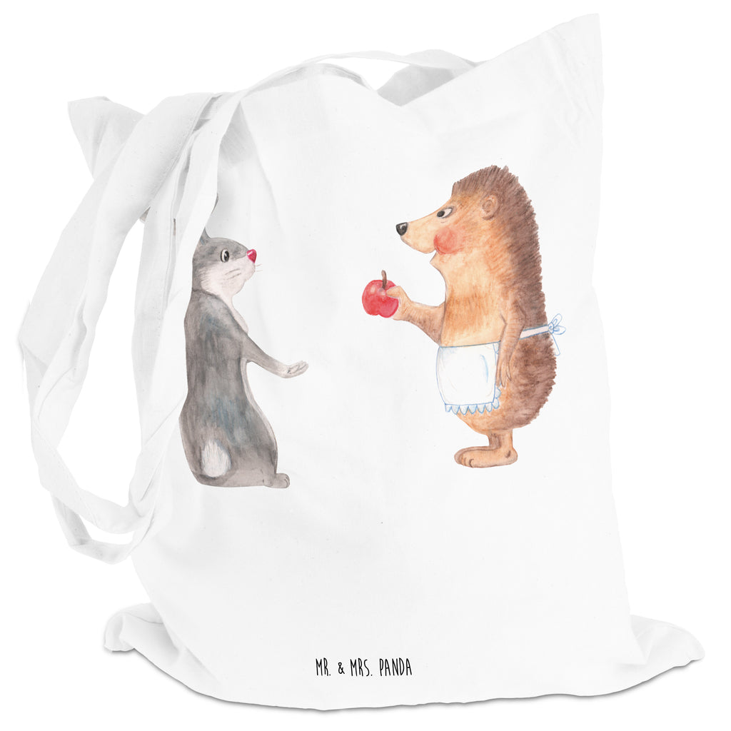 Tragetasche Liebe ist nie ohne Schmerz Beuteltasche, Beutel, Einkaufstasche, Jutebeutel, Stoffbeutel, Tiermotive, Gute Laune, lustige Sprüche, Tiere, Igel und Hase, Igel, Hase, Liebe Spruch, Liebeskummer Geschenk, Herzschmerz, Trösten, Trennungsschmerz, Spruch romantisch