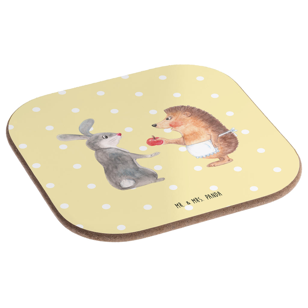 Quadratische Untersetzer Liebe ist nie ohne Schmerz Bierdeckel, Glasuntersetzer, Untersetzer Gläser, Getränkeuntersetzer, Tiermotive, Gute Laune, lustige Sprüche, Tiere, Igel und Hase, Igel, Hase, Liebe Spruch, Liebeskummer Geschenk, Herzschmerz, Trösten, Trennungsschmerz, Spruch romantisch