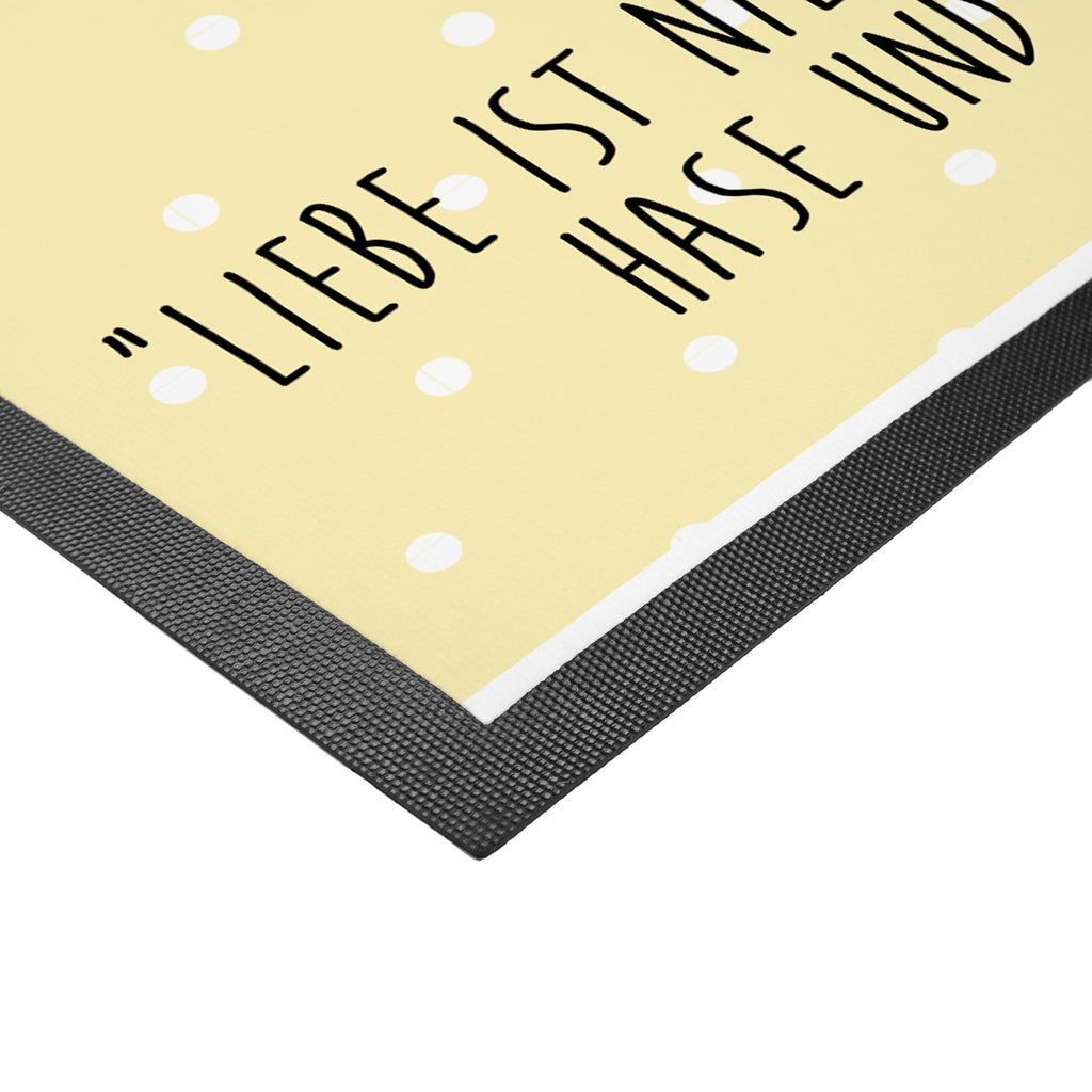 Fußmatte Liebe ist nie ohne Schmerz Igel und Hase, Igel, Hase, Liebe Spruch, Liebeskummer Geschenk, Herzschmerz, Trösten, Trennungsschmerz, Spruch romantisch Türvorleger, Schmutzmatte, Fußabtreter, Matte, Schmutzfänger, Fußabstreifer, Schmutzfangmatte, Türmatte, Motivfußmatte,  Haustürmatte, Vorleger  süße Tiermotive, gute Laune, lustige Sprüche, Tiere