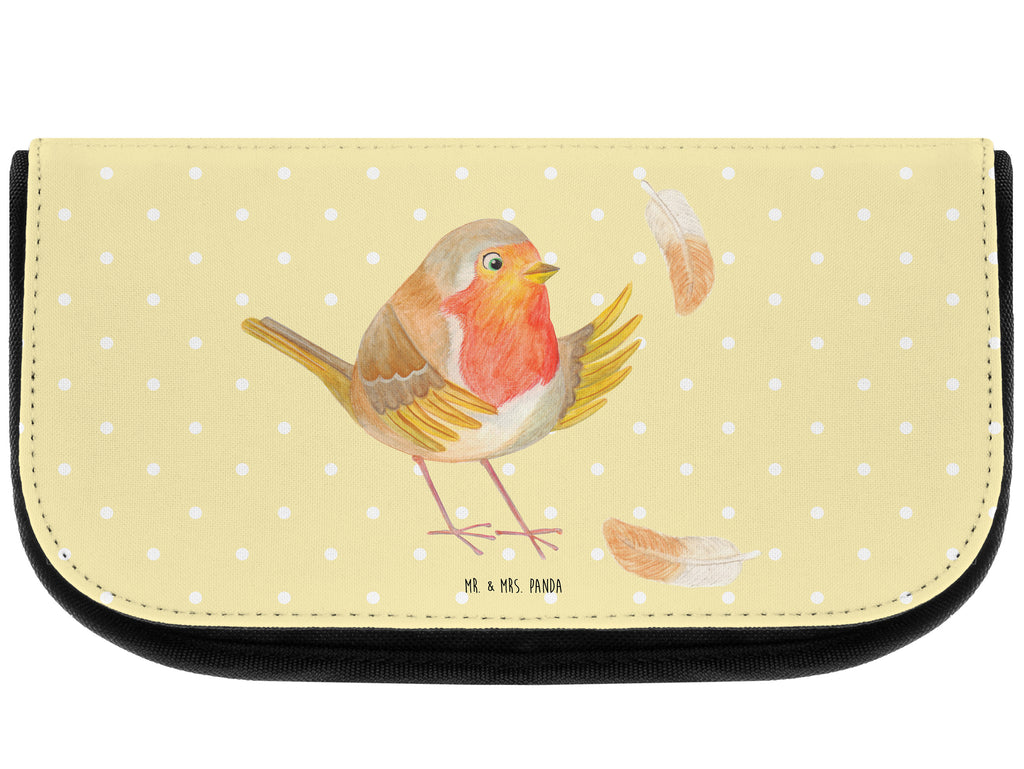 Kosmetiktasche Rotkehlchen mit Federn Kosmetikbeutel, Kulturtasche, Kulturbeutel, Schminktasche, Make-Up Tasche, Tiermotive, Gute Laune, lustige Sprüche, Tiere, What if i fall, Rotkehlchen, Spruch Motivation, Spruch Mut, Vogel, Motivation Sprüche, Motivationsbilder, fliegen
