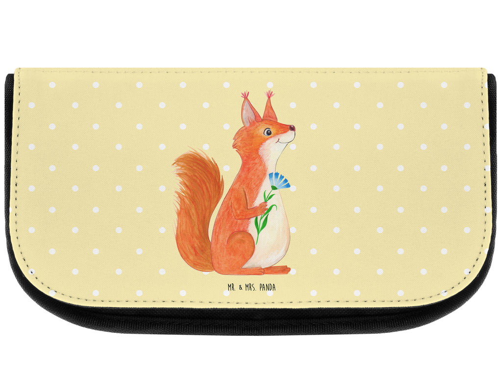 Kosmetiktasche Eichhörnchen Blume Kosmetikbeutel, Kulturtasche, Kulturbeutel, Schminktasche, Make-Up Tasche, Tiermotive, Gute Laune, lustige Sprüche, Tiere, Eichhörnchen, Eichhorn, Spruch positiv, Lachen, Spaß, Motivation Sprüche, Motivation Bilder, glücklich Spruch, Spruch Deko