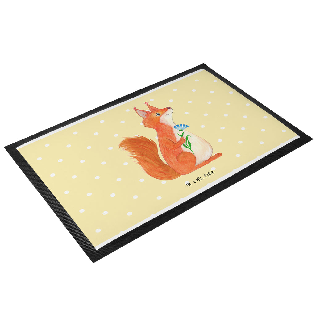 Fußmatte Eichhörnchen Blume Türvorleger, Schmutzmatte, Fußabtreter, Matte, Schmutzfänger, Fußabstreifer, Schmutzfangmatte, Türmatte, Motivfußmatte, Haustürmatte, Vorleger, Tiermotive, Gute Laune, lustige Sprüche, Tiere, Eichhörnchen, Eichhorn, Spruch positiv, Lachen, Spaß, Motivation Sprüche, Motivation Bilder, glücklich Spruch, Spruch Deko