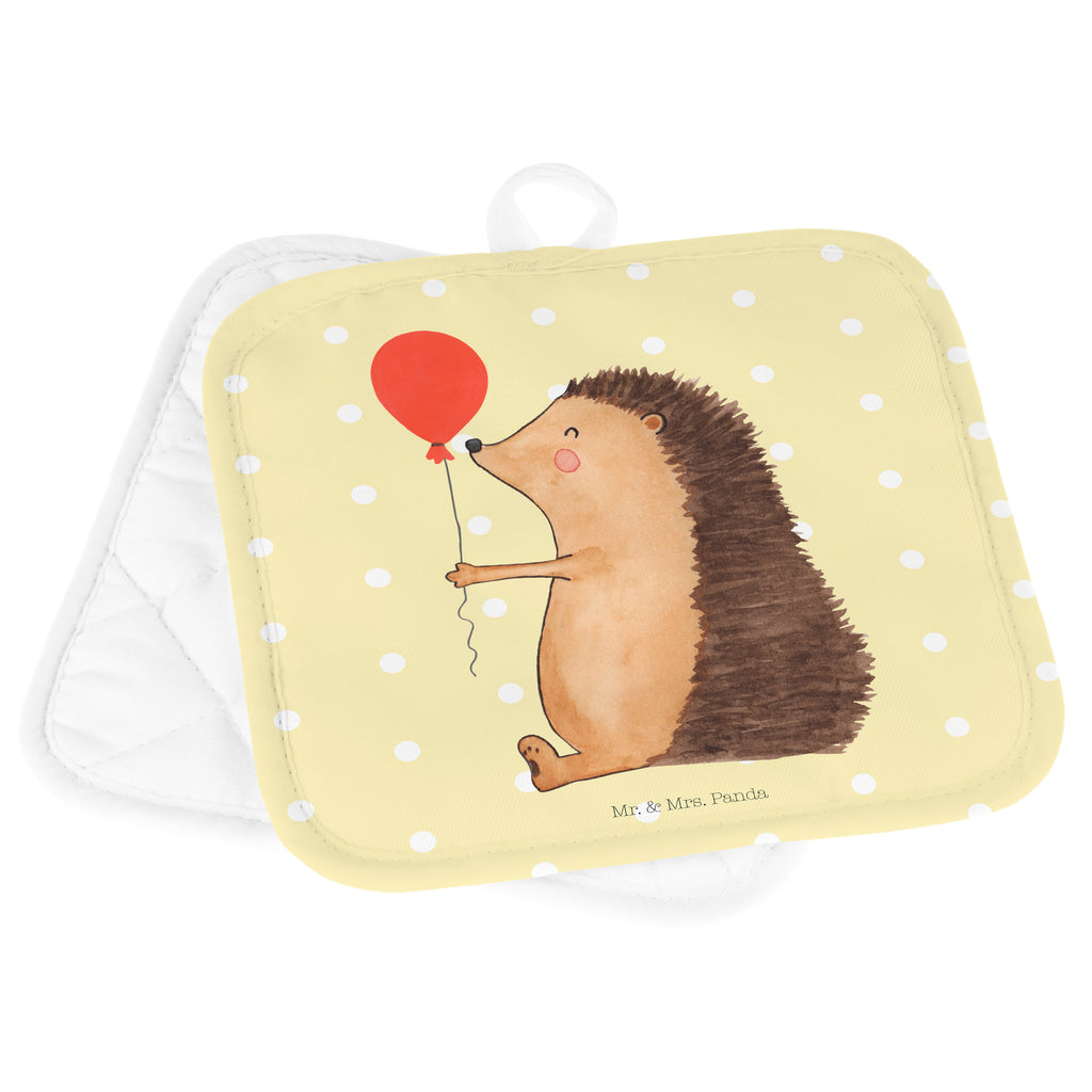 2er Set Topflappen  Igel mit Luftballon Topflappen, Topfuntersetzer, Ofenhandschuh, Topflappen Set, Topflappen lustig, Topflappen mit Spruch, Tiermotive, Gute Laune, lustige Sprüche, Tiere, Igel, Geburtstag, Herzlichen Glückwunsch, Glückwunsch, Geburtstagskind, Ballon, Happy Birthday