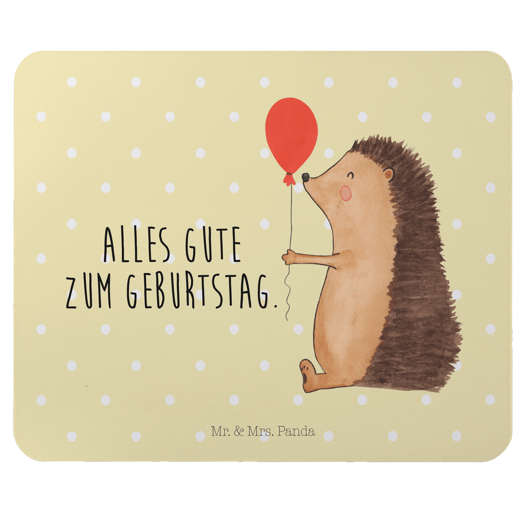Mauspad Igel mit Luftballon Mousepad, Computer zubehör, Büroausstattung, PC Zubehör, Arbeitszimmer, Mauspad, Einzigartiges Mauspad, Designer Mauspad, Tiermotive, Gute Laune, lustige Sprüche, Tiere, Igel, Geburtstag, Herzlichen Glückwunsch, Glückwunsch, Geburtstagskind, Ballon, Happy Birthday