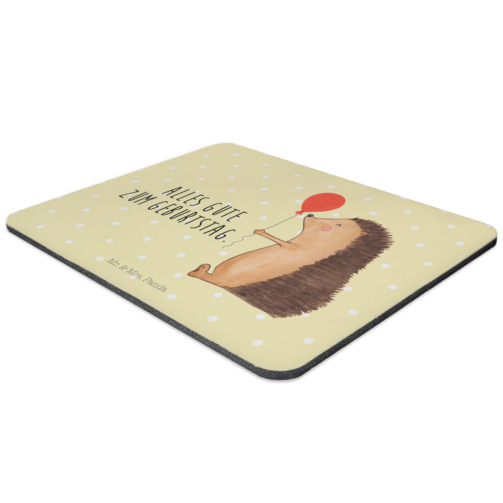 Mauspad Igel mit Luftballon Mousepad, Computer zubehör, Büroausstattung, PC Zubehör, Arbeitszimmer, Mauspad, Einzigartiges Mauspad, Designer Mauspad, Tiermotive, Gute Laune, lustige Sprüche, Tiere, Igel, Geburtstag, Herzlichen Glückwunsch, Glückwunsch, Geburtstagskind, Ballon, Happy Birthday