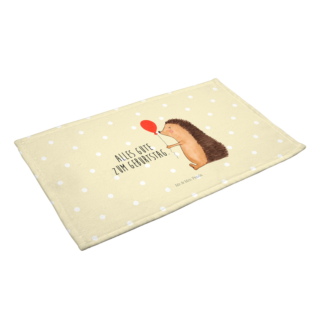 50 x 100 Handtuch Igel mit Luftballon Handtuch, Badehandtuch, Badezimmer, Handtücher, groß, Kinder, Baby, Tiermotive, Gute Laune, lustige Sprüche, Tiere, Igel, Geburtstag, Herzlichen Glückwunsch, Glückwunsch, Geburtstagskind, Ballon, Happy Birthday