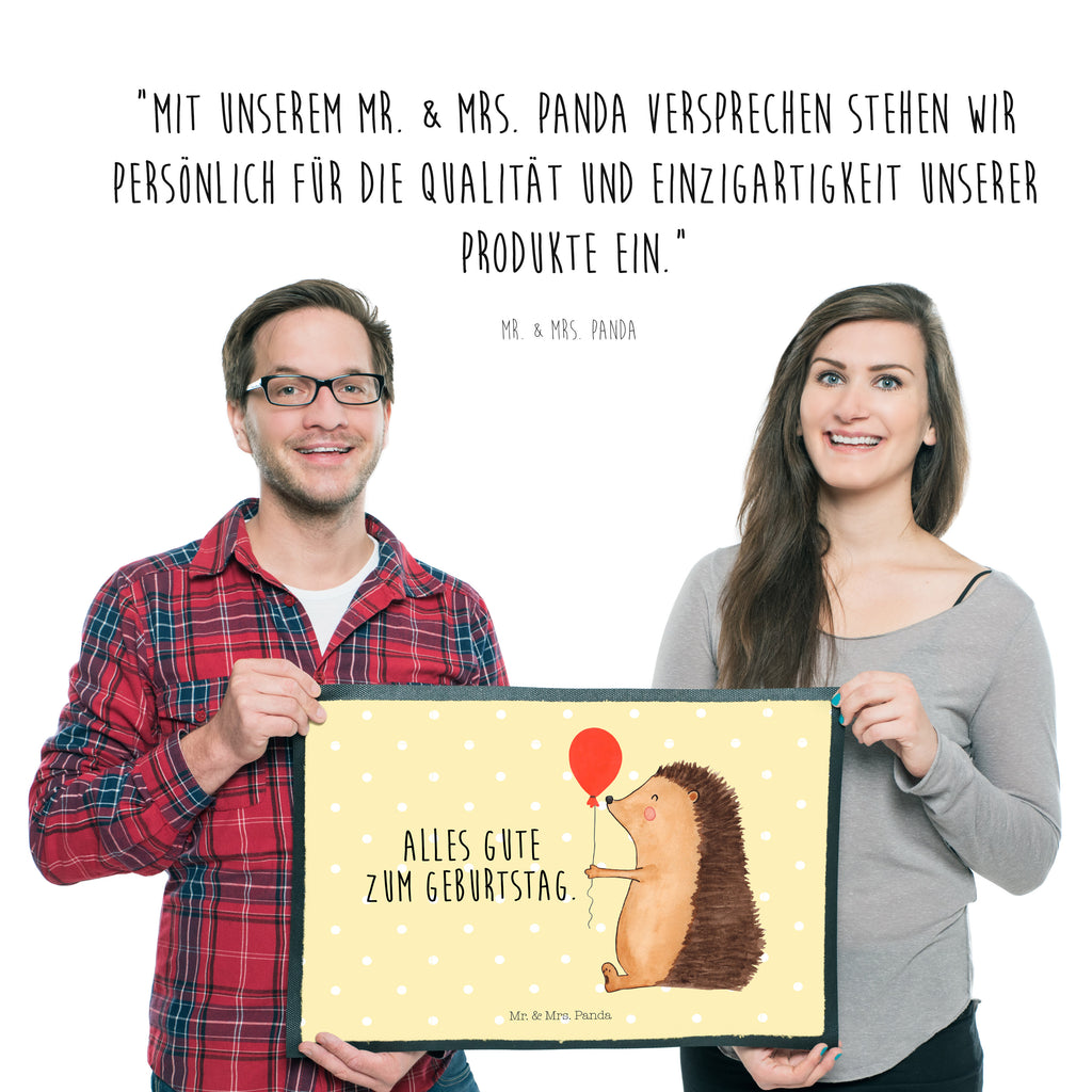 Fußmatte Igel mit Luftballon Igel, Geburtstag, Herzlichen Glückwunsch, Glückwunsch, Geburtstagskind, Ballon, Happy Birthday Türvorleger, Schmutzmatte, Fußabtreter, Matte, Schmutzfänger, Fußabstreifer, Schmutzfangmatte, Türmatte, Motivfußmatte,  Haustürmatte, Vorleger  süße Tiermotive, gute Laune, lustige Sprüche, Tiere