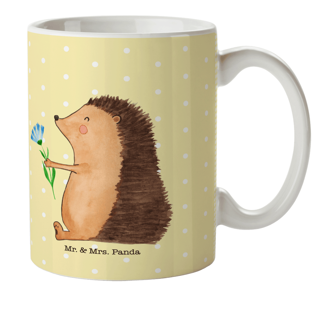 Kindertasse Igel mit Blume Kunststoff Tasse, Kindergarten, Tasse, Trinkbecher, Camping Becher, Kaffeetasse, Kunststoffbecher, Kindergartenbecher, Outdoorgeschirr, Kunststoffgeschirr, Reisebecher, Reisetasse, Kinderbecher, Tiermotive, Gute Laune, lustige Sprüche, Tiere, Igel, Gute Besserung, Genesungswünsche, Krankheit, Krankenhaus, krank, Besuch