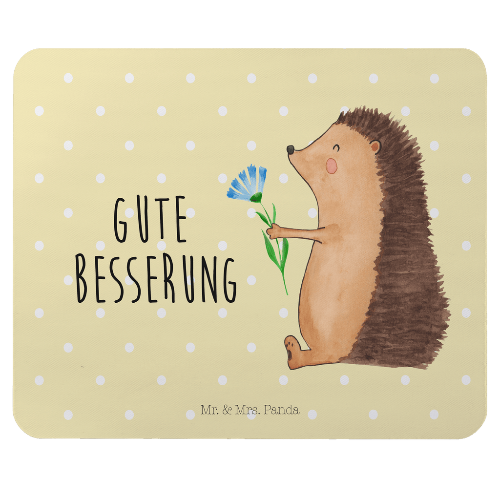 Mauspad Igel mit Blume Mousepad, Computer zubehör, Büroausstattung, PC Zubehör, Arbeitszimmer, Mauspad, Einzigartiges Mauspad, Designer Mauspad, Tiermotive, Gute Laune, lustige Sprüche, Tiere, Igel, Gute Besserung, Genesungswünsche, Krankheit, Krankenhaus, krank, Besuch