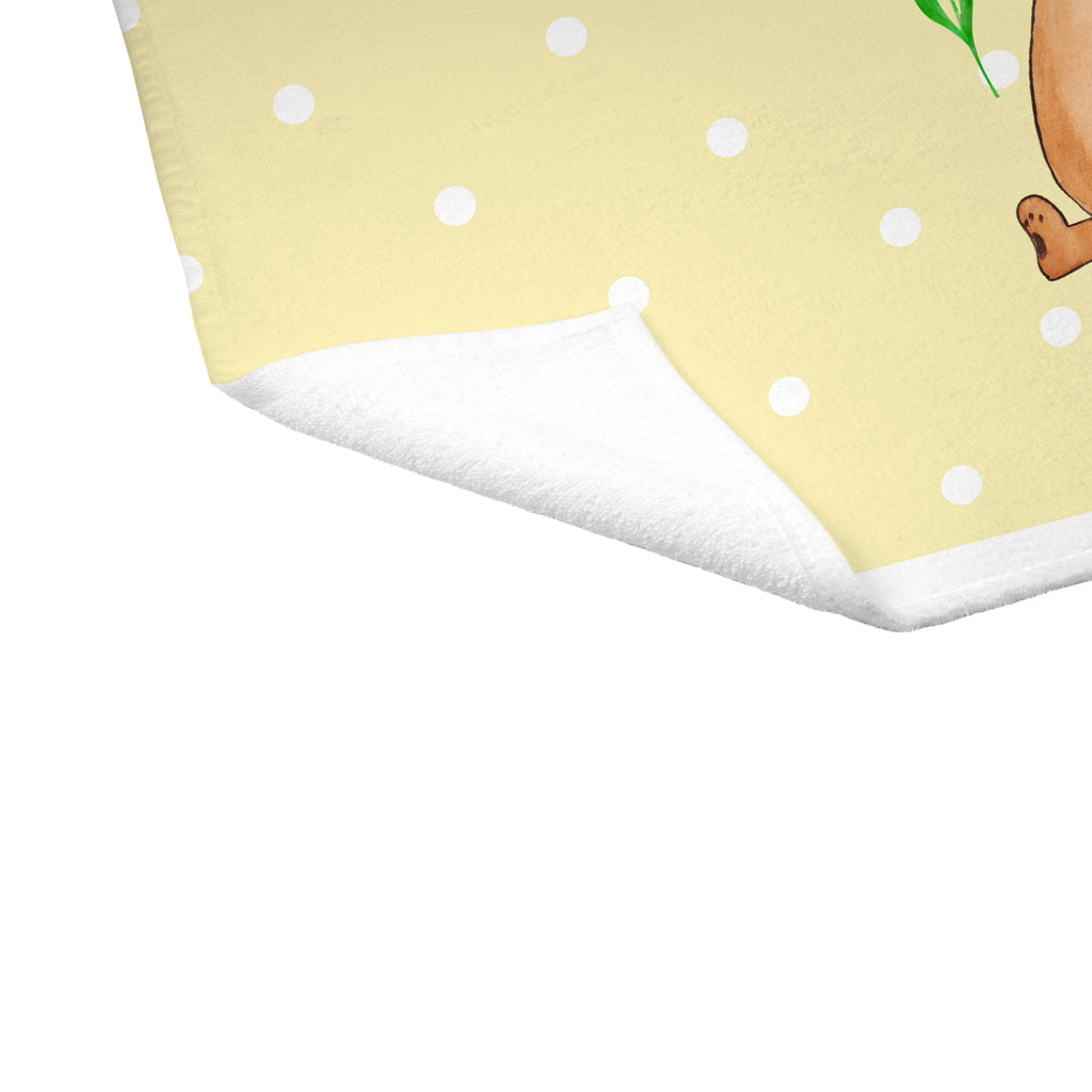 50 x 100 Handtuch Igel mit Blume Handtuch, Badehandtuch, Badezimmer, Handtücher, groß, Kinder, Baby, Tiermotive, Gute Laune, lustige Sprüche, Tiere, Igel, Gute Besserung, Genesungswünsche, Krankheit, Krankenhaus, krank, Besuch