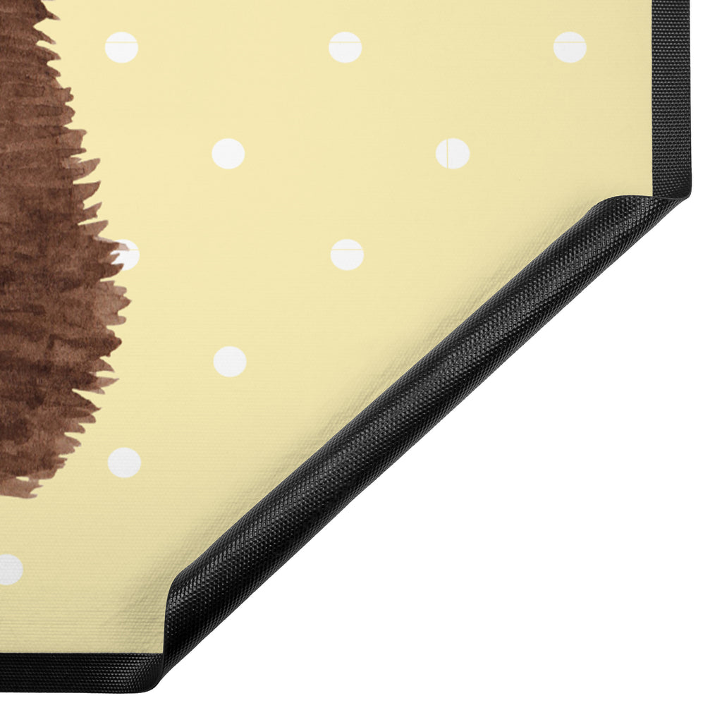 Fußmatte Igel mit Blume Igel, Gute Besserung, Genesungswünsche, Krankheit, Krankenhaus, krank, Besuch Türvorleger, Schmutzmatte, Fußabtreter, Matte, Schmutzfänger, Fußabstreifer, Schmutzfangmatte, Türmatte, Motivfußmatte,  Haustürmatte, Vorleger  süße Tiermotive, gute Laune, lustige Sprüche, Tiere