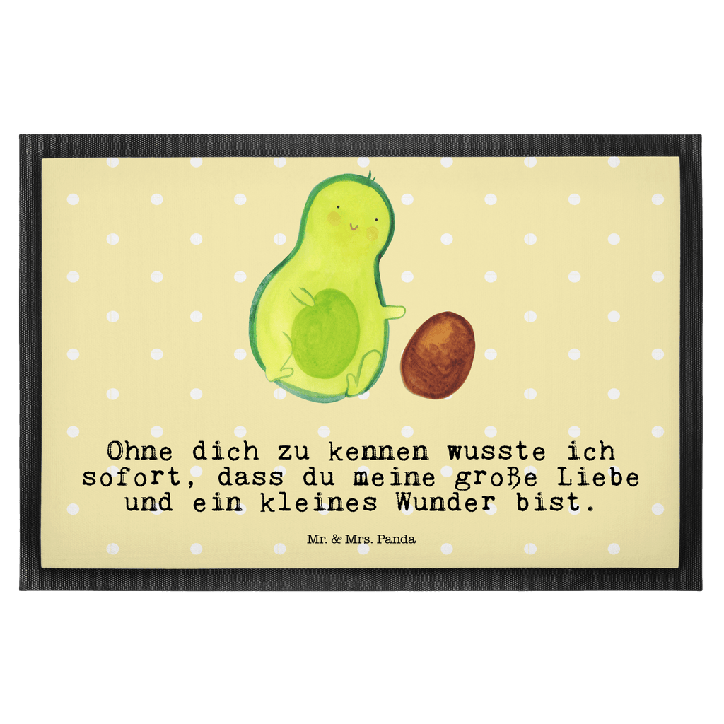 Fußmatte Avocado rollt Kern Avocado, Avocados,Schwanger, Geburt, Geburtstag, Säugling, Kind, erstes Kind, zur Geburt, Schwangerschaft, Babyparty, Baby, große Liebe, Liebe, Love Türvorleger, Schmutzmatte, Fußabtreter, Matte, Schmutzfänger, Fußabstreifer, Schmutzfangmatte, Türmatte, Motivfußmatte,  Haustürmatte, Vorleger  Avocado, Veggie, Vegan, Gesund