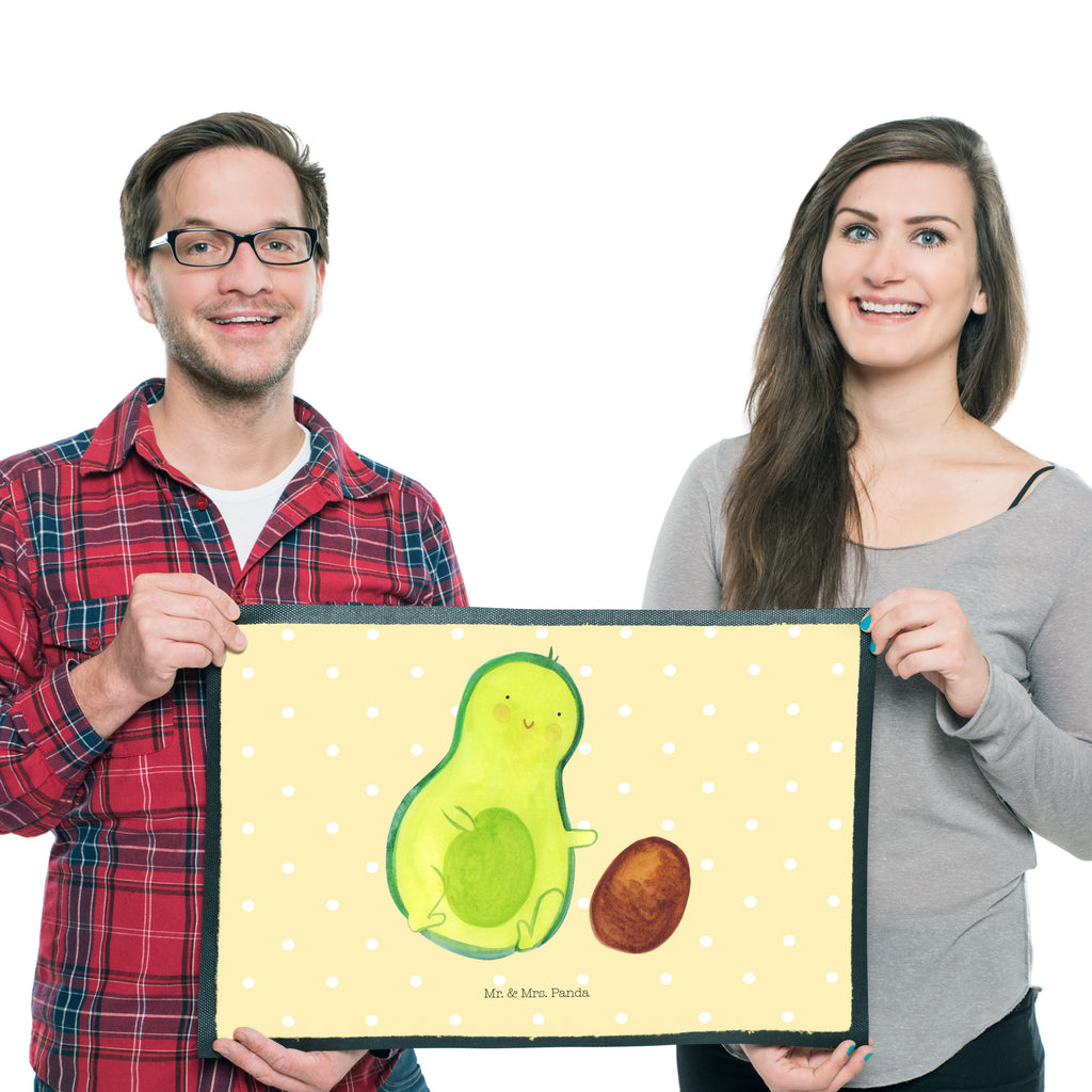 Fußmatte Avocado rollt Kern Avocado, Avocados,Schwanger, Geburt, Geburtstag, Säugling, Kind, erstes Kind, zur Geburt, Schwangerschaft, Babyparty, Baby, große Liebe, Liebe, Love Türvorleger, Schmutzmatte, Fußabtreter, Matte, Schmutzfänger, Fußabstreifer, Schmutzfangmatte, Türmatte, Motivfußmatte,  Haustürmatte, Vorleger  Avocado, Veggie, Vegan, Gesund