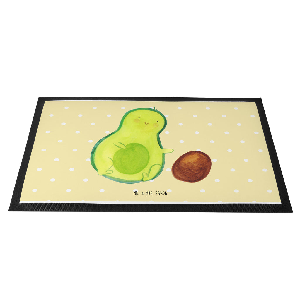 Fußmatte Avocado rollt Kern Avocado, Avocados,Schwanger, Geburt, Geburtstag, Säugling, Kind, erstes Kind, zur Geburt, Schwangerschaft, Babyparty, Baby, große Liebe, Liebe, Love Türvorleger, Schmutzmatte, Fußabtreter, Matte, Schmutzfänger, Fußabstreifer, Schmutzfangmatte, Türmatte, Motivfußmatte,  Haustürmatte, Vorleger  Avocado, Veggie, Vegan, Gesund