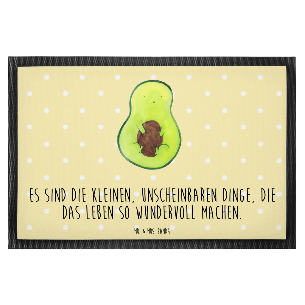 Fußmatte Avocado mit Kern Avocado, Avokado, Avocadokern, Kern, Pflanze, Spruch Leben  Türvorleger, Schmutzmatte, Fußabtreter, Matte, Schmutzfänger, Fußabstreifer, Schmutzfangmatte, Türmatte, Motivfußmatte,  Haustürmatte, Vorleger  Avocado, Veggie, Vegan, Gesund
