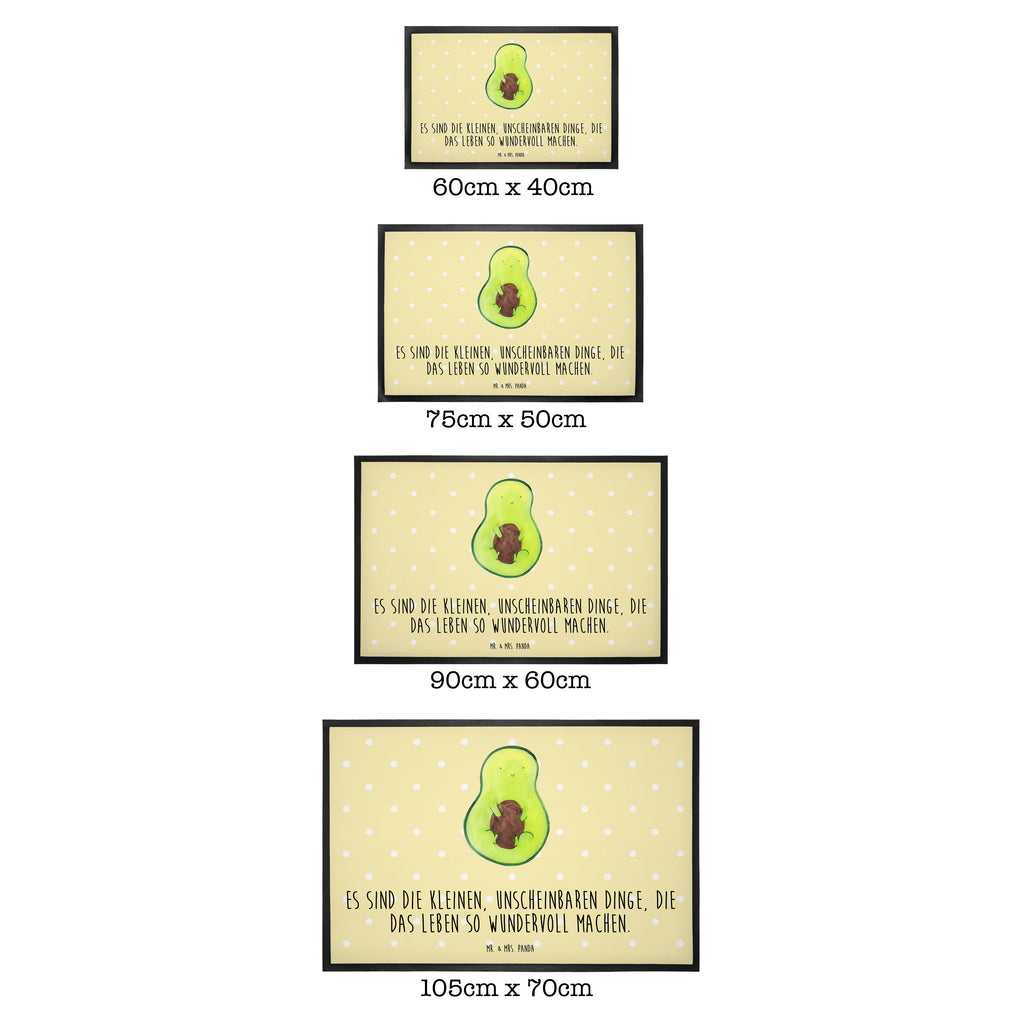 Fußmatte Avocado mit Kern Avocado, Avokado, Avocadokern, Kern, Pflanze, Spruch Leben  Türvorleger, Schmutzmatte, Fußabtreter, Matte, Schmutzfänger, Fußabstreifer, Schmutzfangmatte, Türmatte, Motivfußmatte,  Haustürmatte, Vorleger  Avocado, Veggie, Vegan, Gesund