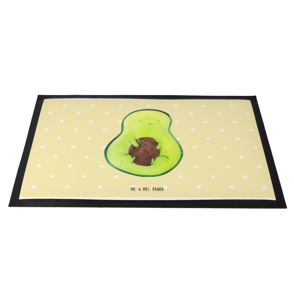 Fußmatte Avocado mit Kern Avocado, Avokado, Avocadokern, Kern, Pflanze, Spruch Leben  Türvorleger, Schmutzmatte, Fußabtreter, Matte, Schmutzfänger, Fußabstreifer, Schmutzfangmatte, Türmatte, Motivfußmatte,  Haustürmatte, Vorleger  Avocado, Veggie, Vegan, Gesund