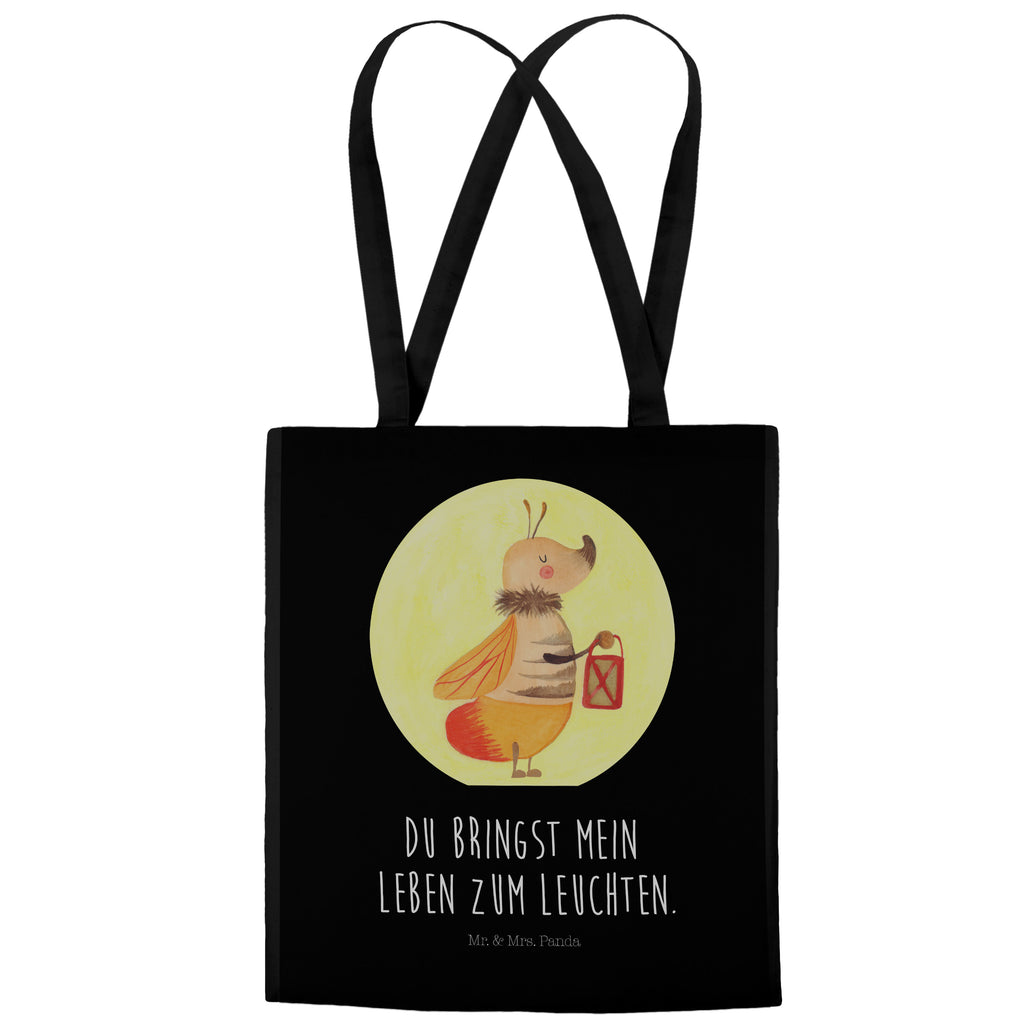 Tragetasche Glühwürmchen Beuteltasche, Beutel, Einkaufstasche, Jutebeutel, Stoffbeutel, Tiermotive, Gute Laune, lustige Sprüche, Tiere, Glühwürmchen, Glühwurm, Falter, Liebe, Leuchten, magisch, Liebesbeweis, Lieblingsmensch, Verlobung, Heiratsantrag, Jahrestag, Liebesspruch