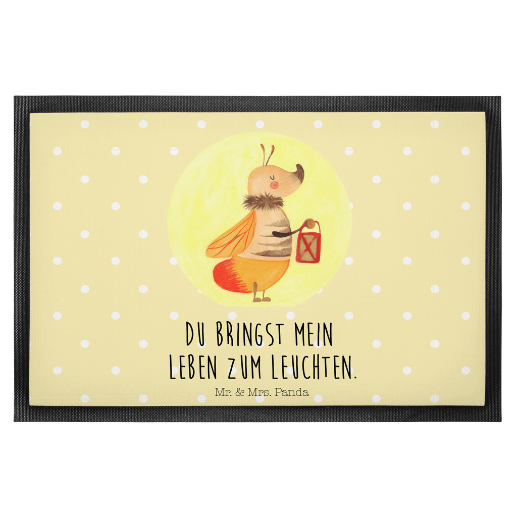 Fußmatte Glühwürmchen Glühwürmchen, Glühwurm, Falter, Liebe, Leuchten, magisch, Liebesbeweis, Lieblingsmensch, Verlobung, Heiratsantrag, Jahrestag, Liebesspruch Türvorleger, Schmutzmatte, Fußabtreter, Matte, Schmutzfänger, Fußabstreifer, Schmutzfangmatte, Türmatte, Motivfußmatte,  Haustürmatte, Vorleger  süße Tiermotive, gute Laune, lustige Sprüche, Tiere