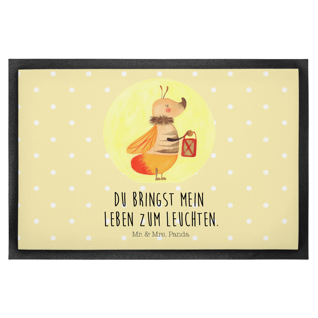 Fußmatte Glühwürmchen Glühwürmchen, Glühwurm, Falter, Liebe, Leuchten, magisch, Liebesbeweis, Lieblingsmensch, Verlobung, Heiratsantrag, Jahrestag, Liebesspruch Türvorleger, Schmutzmatte, Fußabtreter, Matte, Schmutzfänger, Fußabstreifer, Schmutzfangmatte, Türmatte, Motivfußmatte,  Haustürmatte, Vorleger  süße Tiermotive, gute Laune, lustige Sprüche, Tiere