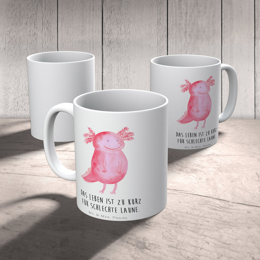 Tasse Axolotl glücklich