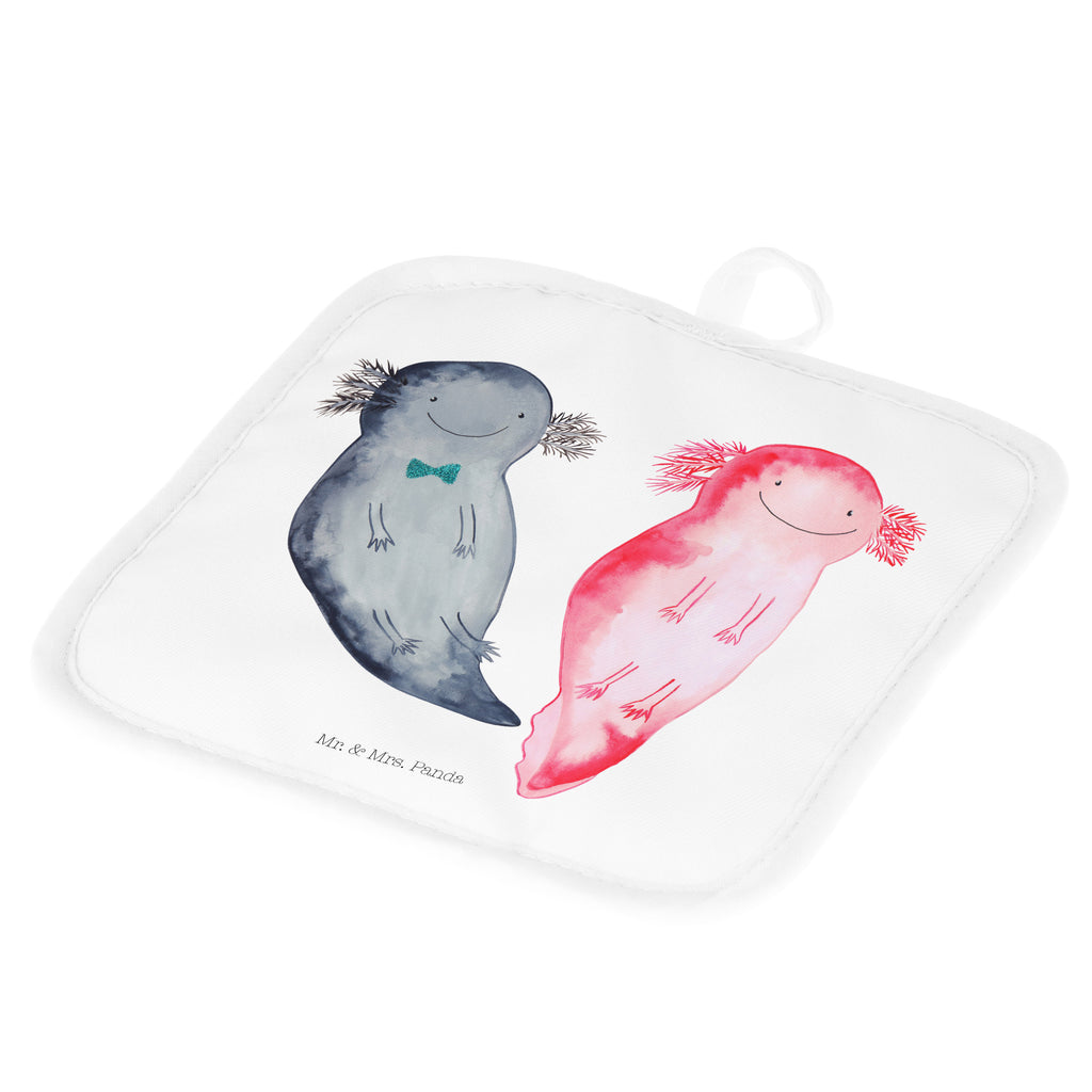 2er Set Topflappen  Axolotl Axel+Lotte Topflappen, Topfuntersetzer, Ofenhandschuh, Topflappen Set, Topflappen lustig, Topflappen mit Spruch, Axolotl, Molch, Axolot, Schwanzlurch, Lurch, Lurche, Liebe, große Liebe, Liebesbeweis, Freund, Verlobter, Ehemann, Jahrestag, Valentinstag