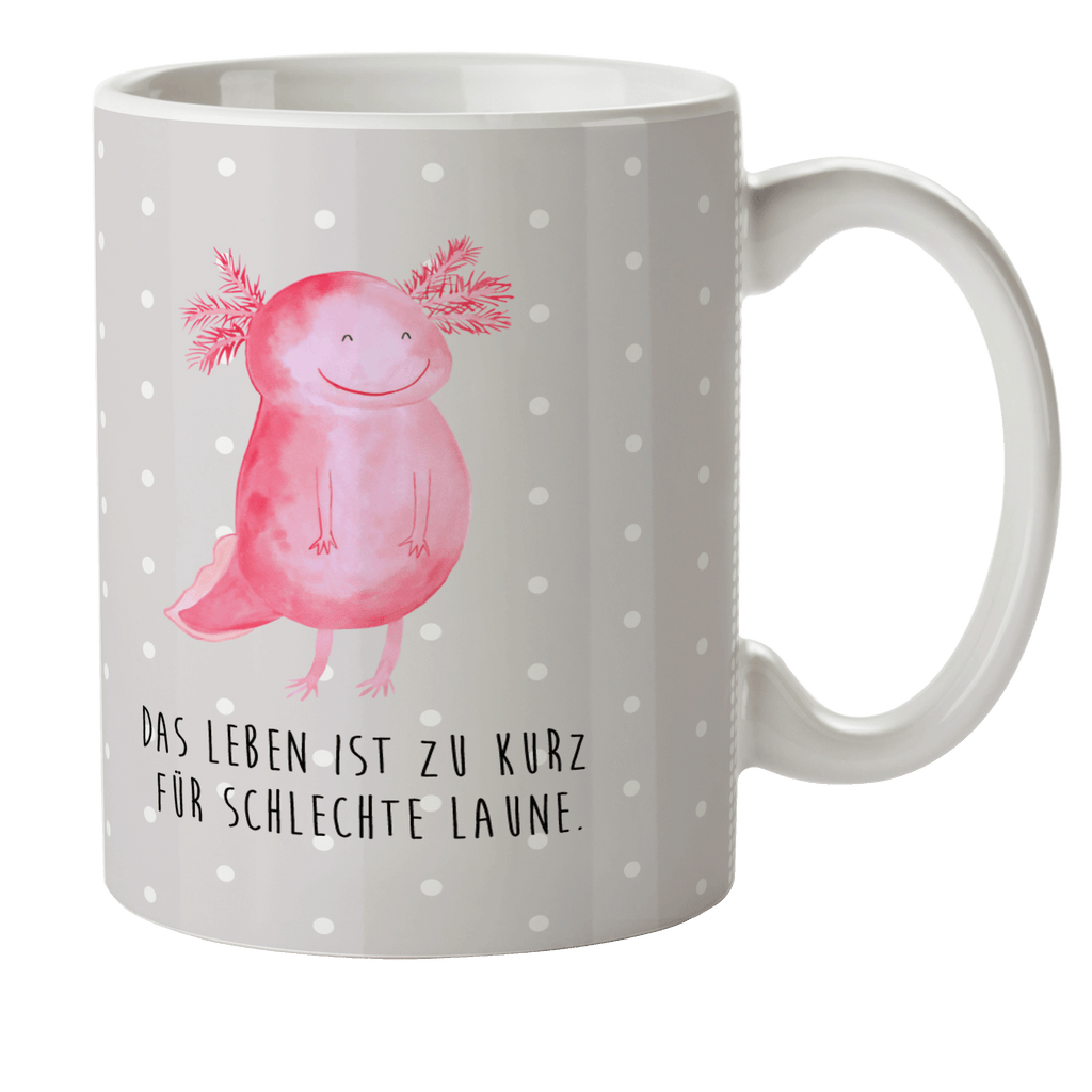 Kindertasse Axolotl glücklich Kunststoff Tasse, Kindergarten, Tasse, Trinkbecher, Camping Becher, Kaffeetasse, Kunststoffbecher, Kindergartenbecher, Outdoorgeschirr, Kunststoffgeschirr, Reisebecher, Reisetasse, Kinderbecher, Axolotl, Molch, Axolot, Schwanzlurch, Lurch, Lurche, Motivation, gute Laune