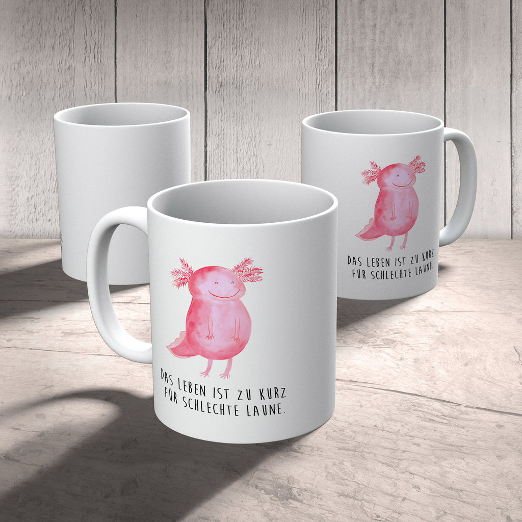 Kindertasse Axolotl glücklich Kunststoff Tasse, Kindergarten, Tasse, Trinkbecher, Camping Becher, Kaffeetasse, Kunststoffbecher, Kindergartenbecher, Outdoorgeschirr, Kunststoffgeschirr, Reisebecher, Reisetasse, Kinderbecher, Axolotl, Molch, Axolot, Schwanzlurch, Lurch, Lurche, Motivation, gute Laune