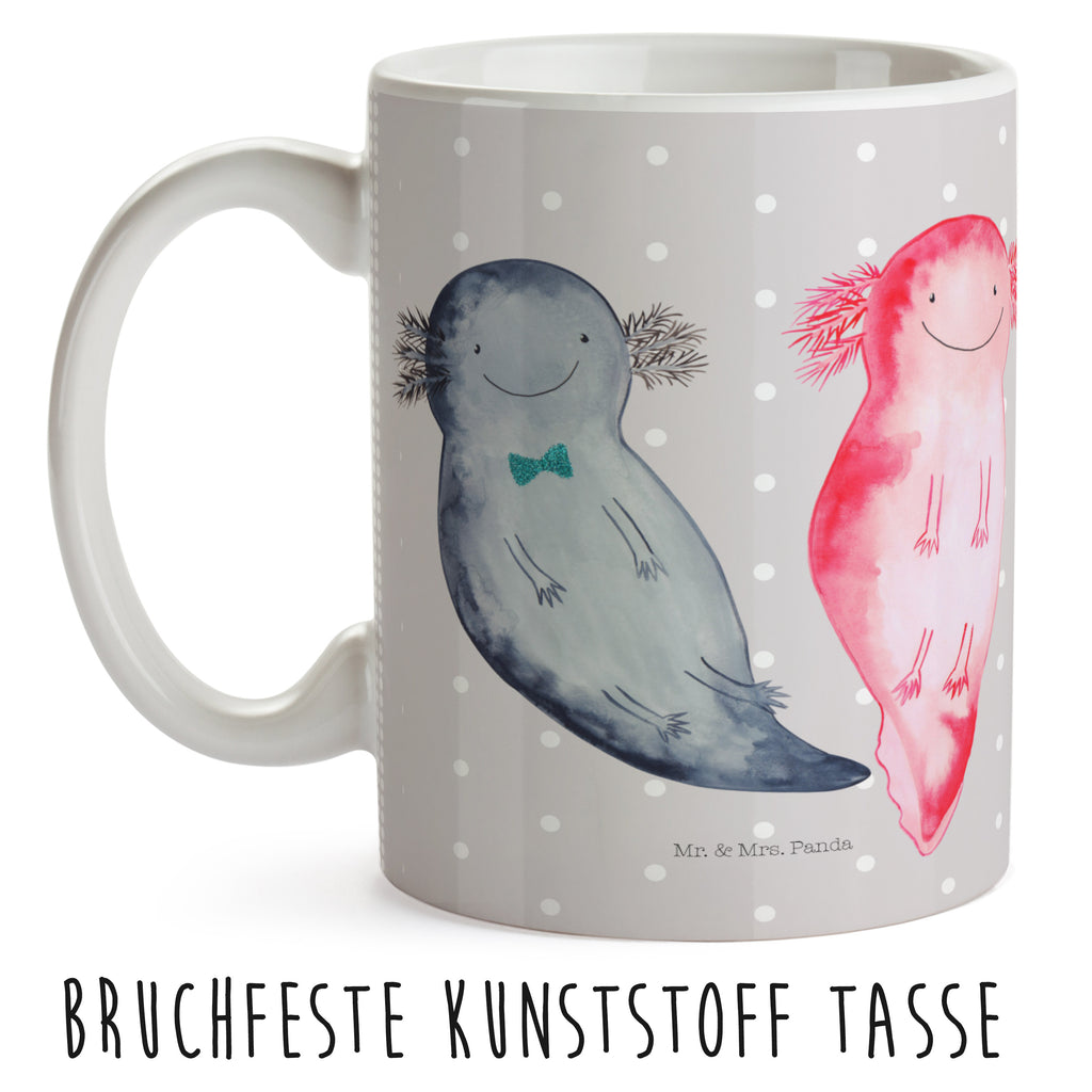 Kindertasse Axolotl Axel+Lotte Kunststoff Tasse, Kindergarten, Tasse, Trinkbecher, Camping Becher, Kaffeetasse, Kunststoffbecher, Kindergartenbecher, Outdoorgeschirr, Kunststoffgeschirr, Reisebecher, Reisetasse, Kinderbecher, Axolotl, Molch, Axolot, Schwanzlurch, Lurch, Lurche, Liebe, große Liebe, Liebesbeweis, Freund, Verlobter, Ehemann, Jahrestag, Valentinstag