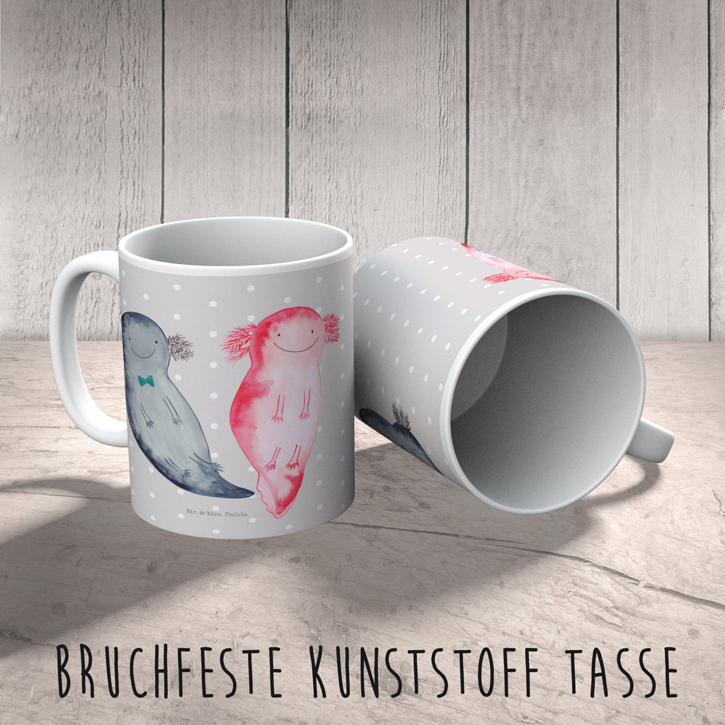 Kindertasse Axolotl Axel+Lotte Kunststoff Tasse, Kindergarten, Tasse, Trinkbecher, Camping Becher, Kaffeetasse, Kunststoffbecher, Kindergartenbecher, Outdoorgeschirr, Kunststoffgeschirr, Reisebecher, Reisetasse, Kinderbecher, Axolotl, Molch, Axolot, Schwanzlurch, Lurch, Lurche, Liebe, große Liebe, Liebesbeweis, Freund, Verlobter, Ehemann, Jahrestag, Valentinstag
