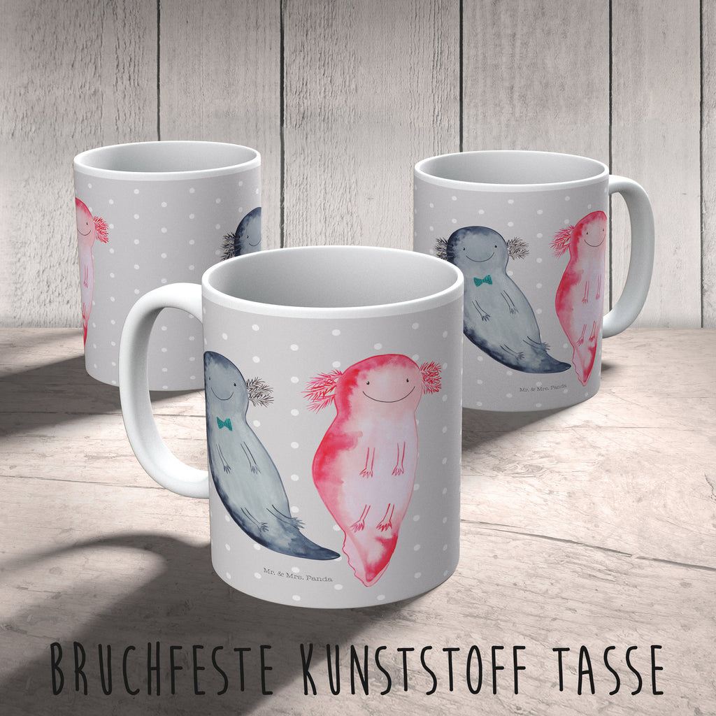 Kindertasse Axolotl Axel+Lotte Kunststoff Tasse, Kindergarten, Tasse, Trinkbecher, Camping Becher, Kaffeetasse, Kunststoffbecher, Kindergartenbecher, Outdoorgeschirr, Kunststoffgeschirr, Reisebecher, Reisetasse, Kinderbecher, Axolotl, Molch, Axolot, Schwanzlurch, Lurch, Lurche, Liebe, große Liebe, Liebesbeweis, Freund, Verlobter, Ehemann, Jahrestag, Valentinstag