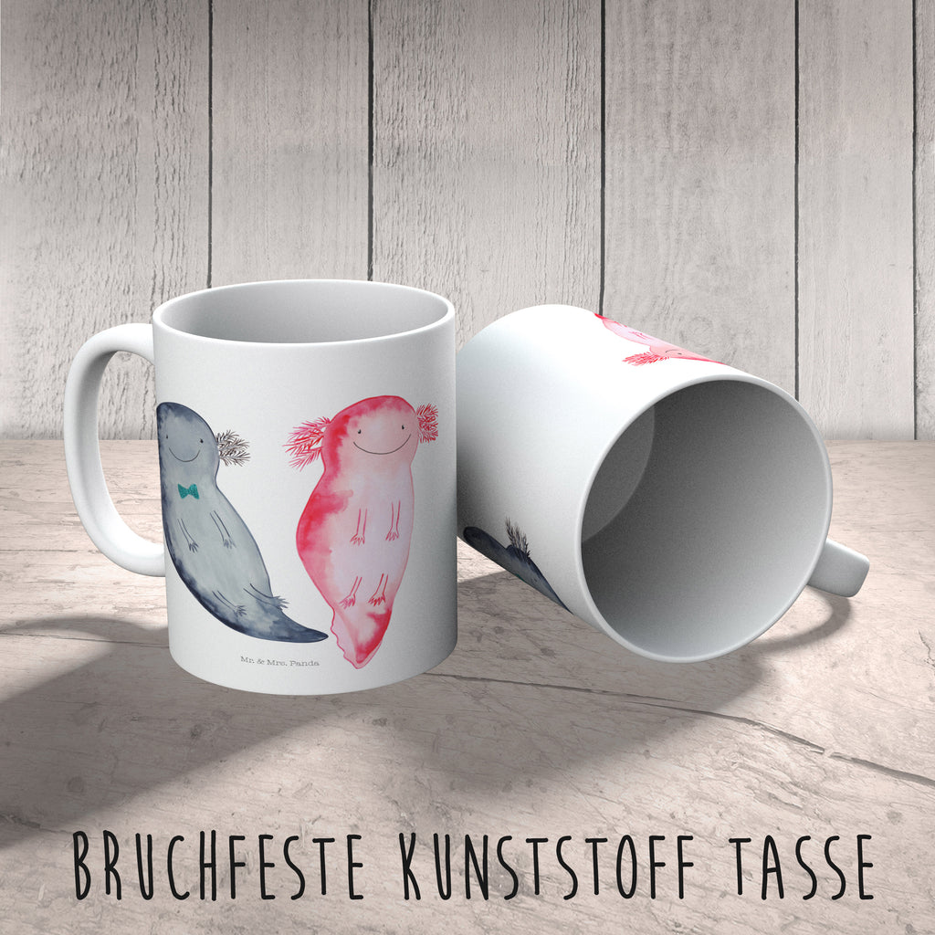 Kindertasse Axolotl Axel+Lotte Kunststoff Tasse, Kindergarten, Tasse, Trinkbecher, Camping Becher, Kaffeetasse, Kunststoffbecher, Kindergartenbecher, Outdoorgeschirr, Kunststoffgeschirr, Reisebecher, Reisetasse, Kinderbecher, Axolotl, Molch, Axolot, Schwanzlurch, Lurch, Lurche, Liebe, große Liebe, Liebesbeweis, Freund, Verlobter, Ehemann, Jahrestag, Valentinstag